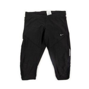 NIKE Running black cropped Dri-fit leggings size M